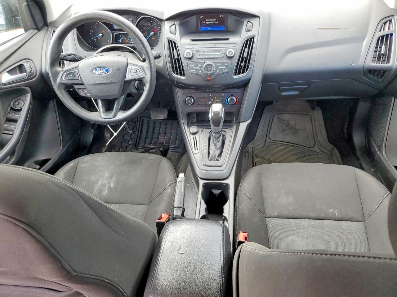 2015 Ford Focus Se Black vin: 1FADP3K22FL276951