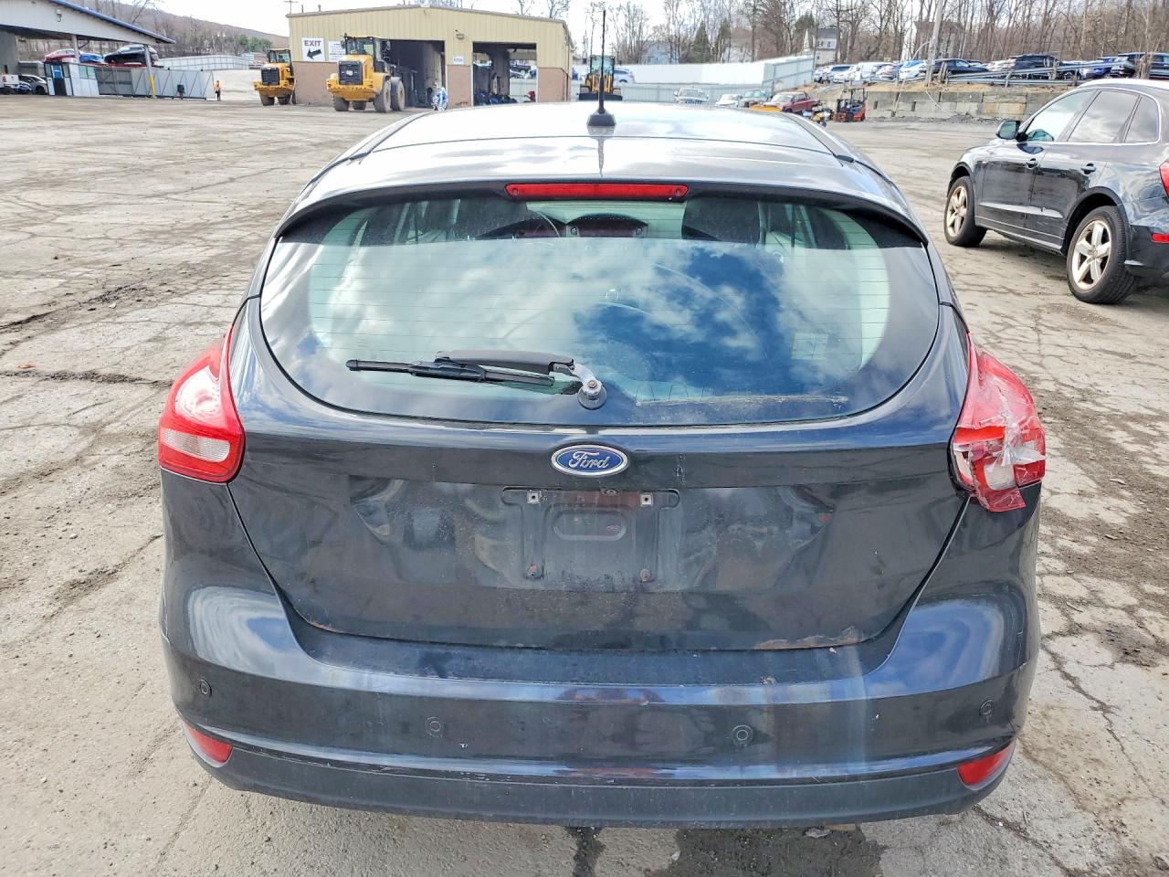 2015 Ford Focus Se Black vin: 1FADP3K22FL276951
