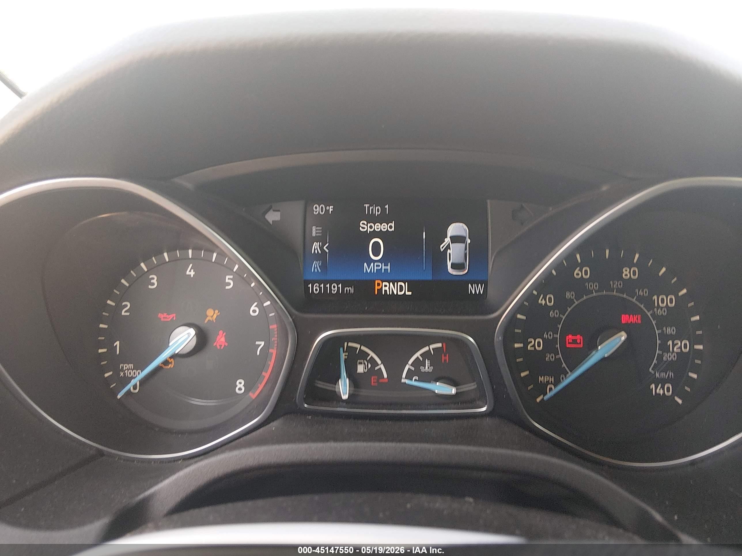 2015 Ford Focus Se Gray vin: 1FADP3K22FL353575