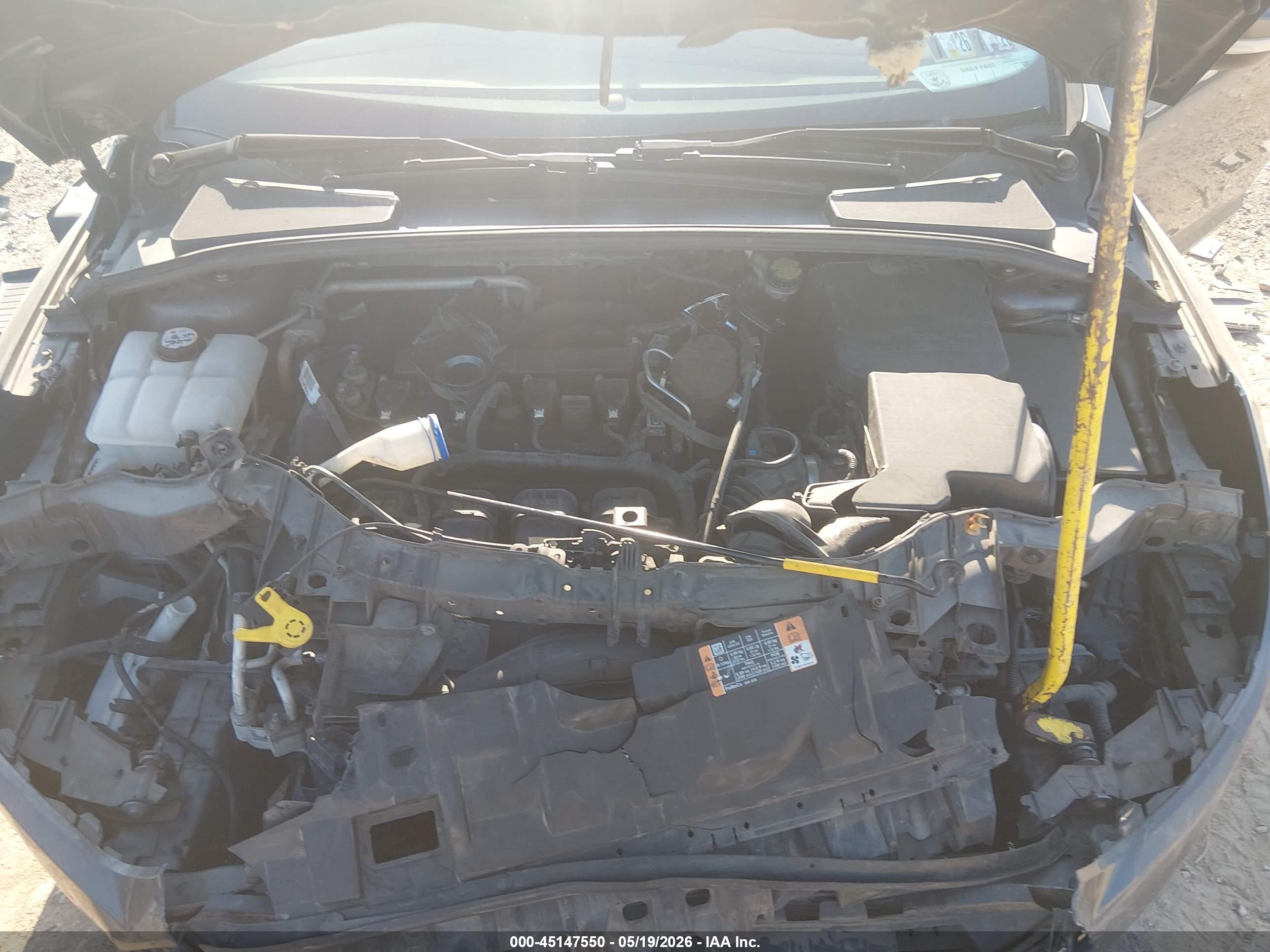 2015 Ford Focus Se Gray vin: 1FADP3K22FL353575
