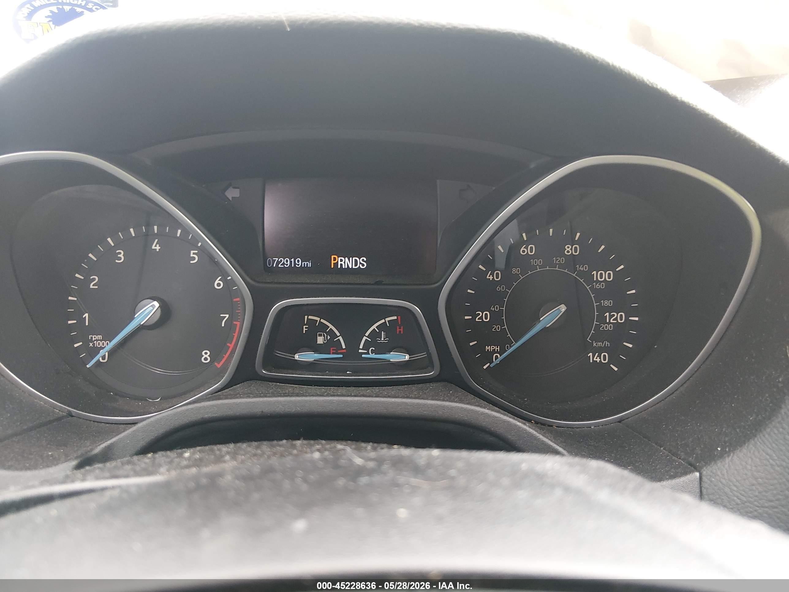 2015 Ford Focus Se White vin: 1FADP3K22FL354046