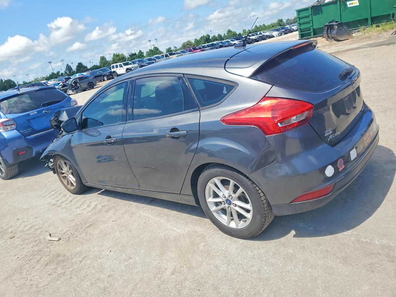 2016 Ford Focus Se Серый vin: 1FADP3K22GL361144
