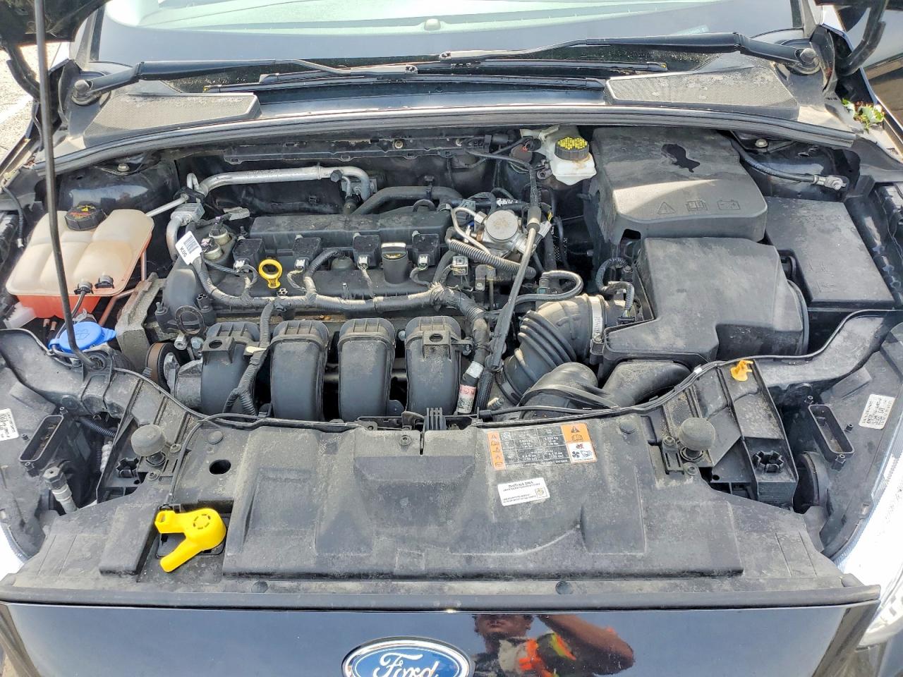 2017 Ford Focus Se Black vin: 1FADP3K22HL340425