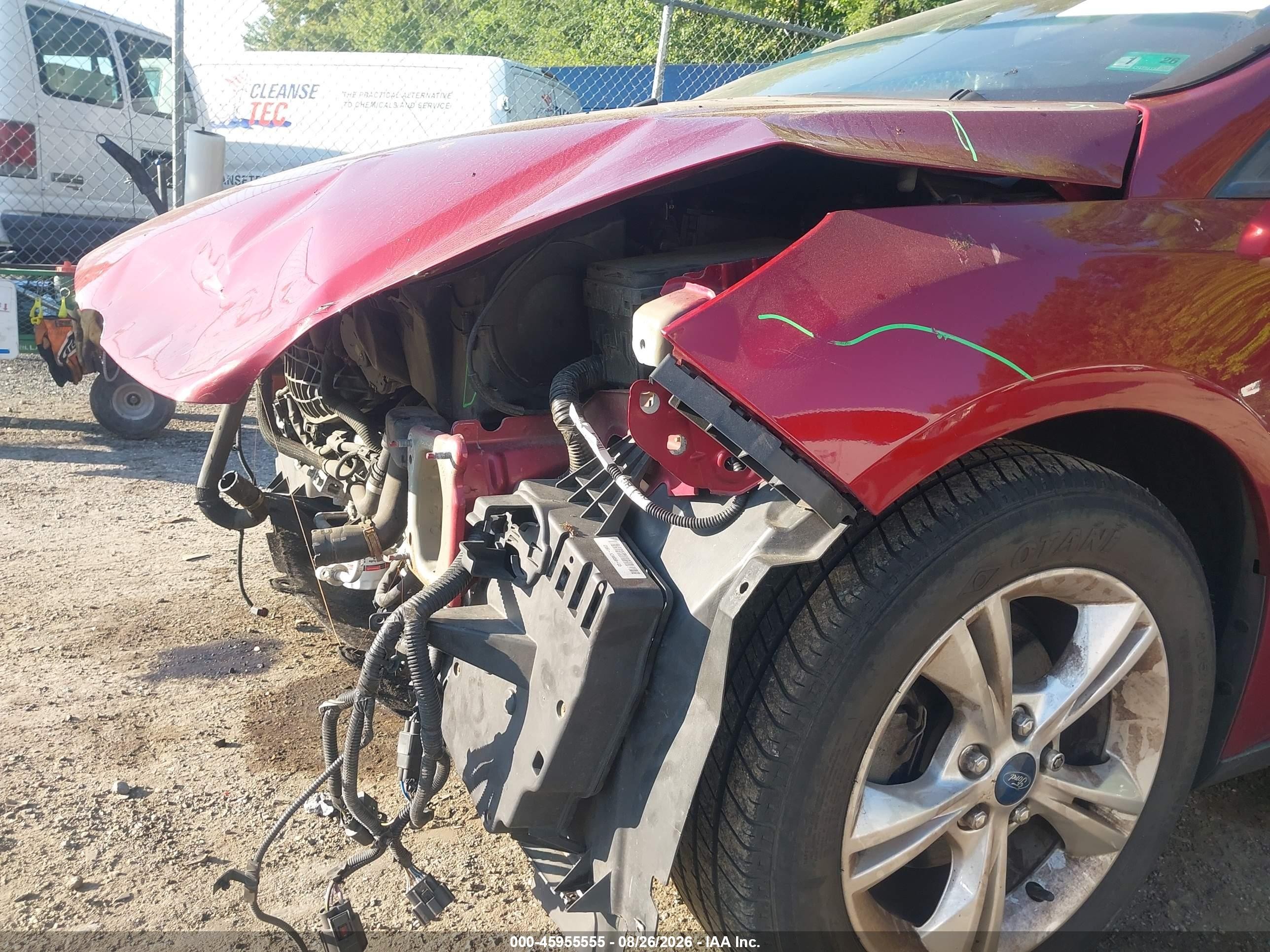 2013 Ford Focus Se Red vin: 1FADP3K23DL111603