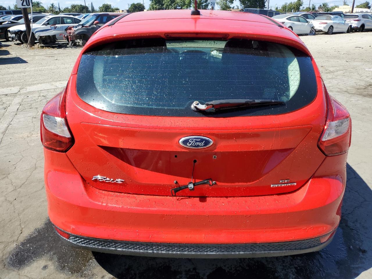 2013 Ford Focus Se Red vin: 1FADP3K23DL125355