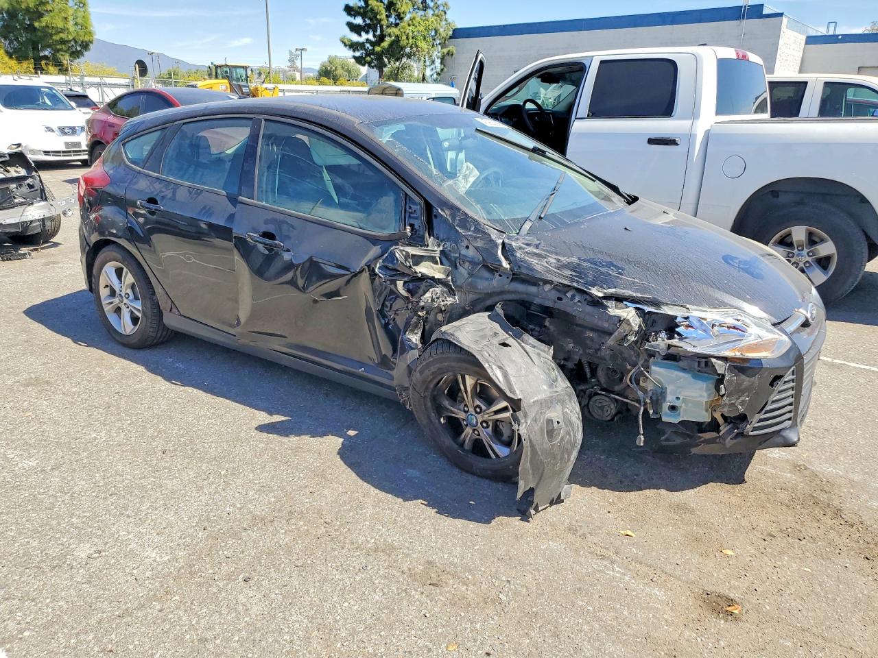 2013 Ford Focus Se Black vin: 1FADP3K23DL144083