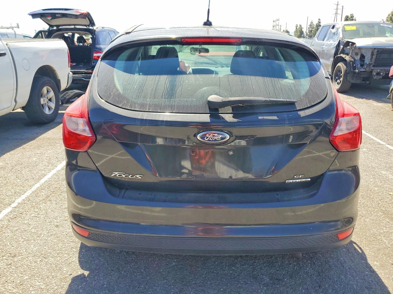 2013 Ford Focus Se Black vin: 1FADP3K23DL144083