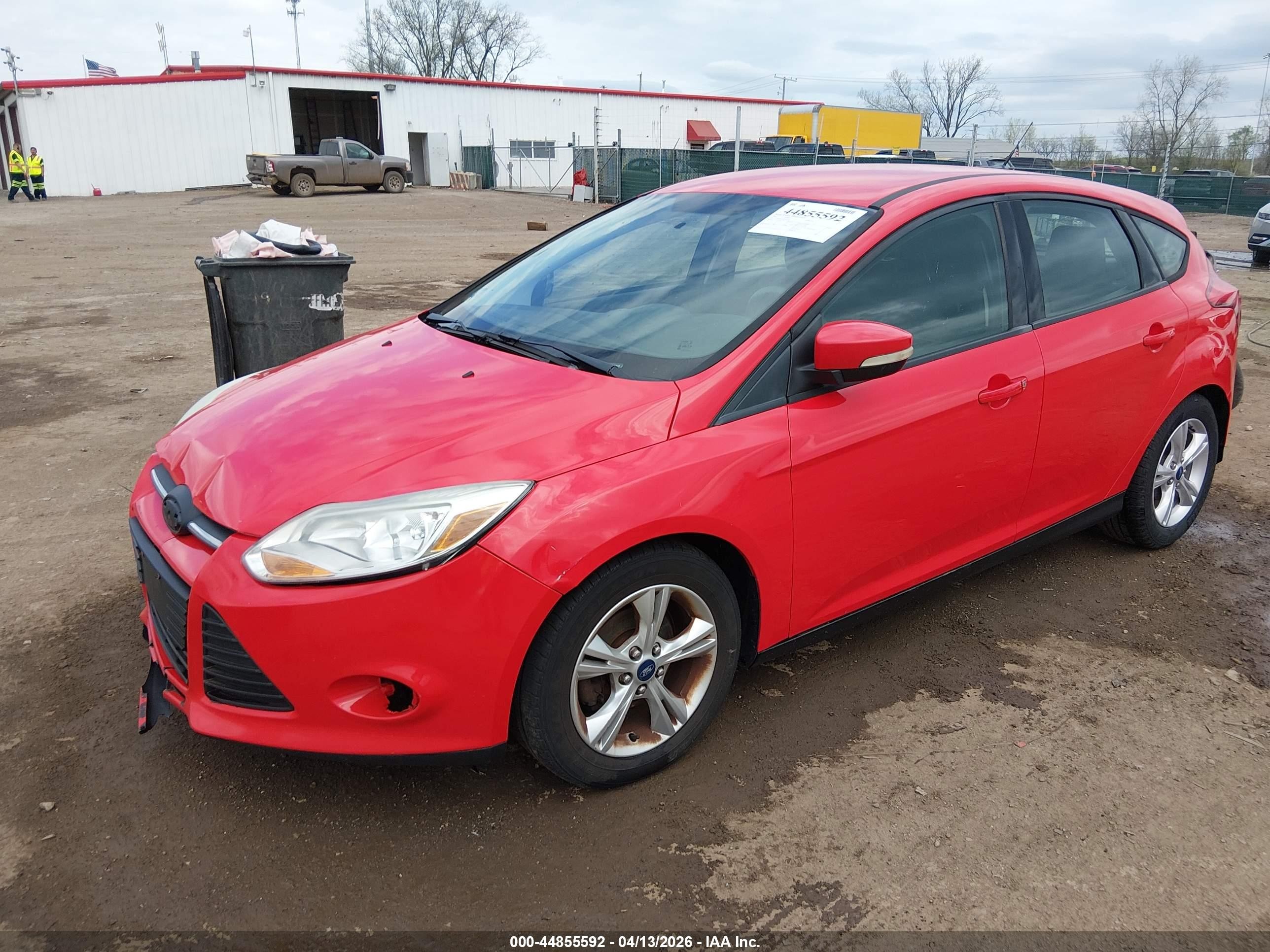 2013 Ford Focus Se Red vin: 1FADP3K23DL162616