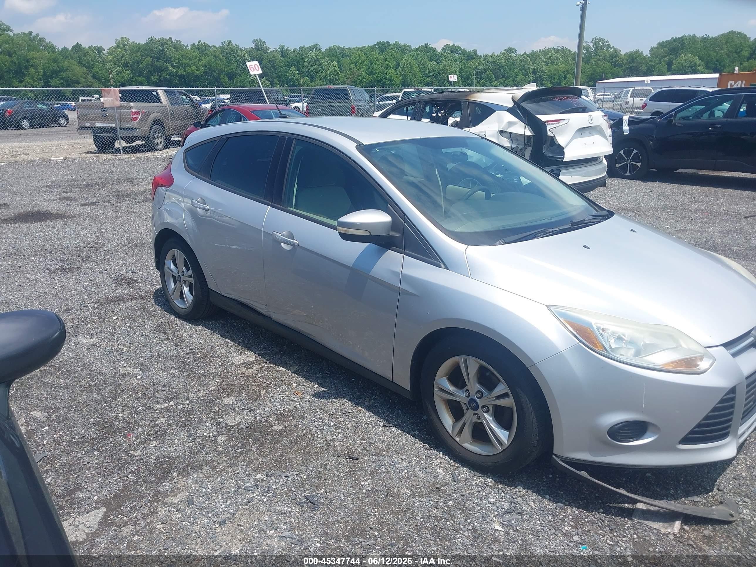 2013 Ford Focus Se Silver vin: 1FADP3K23DL174278