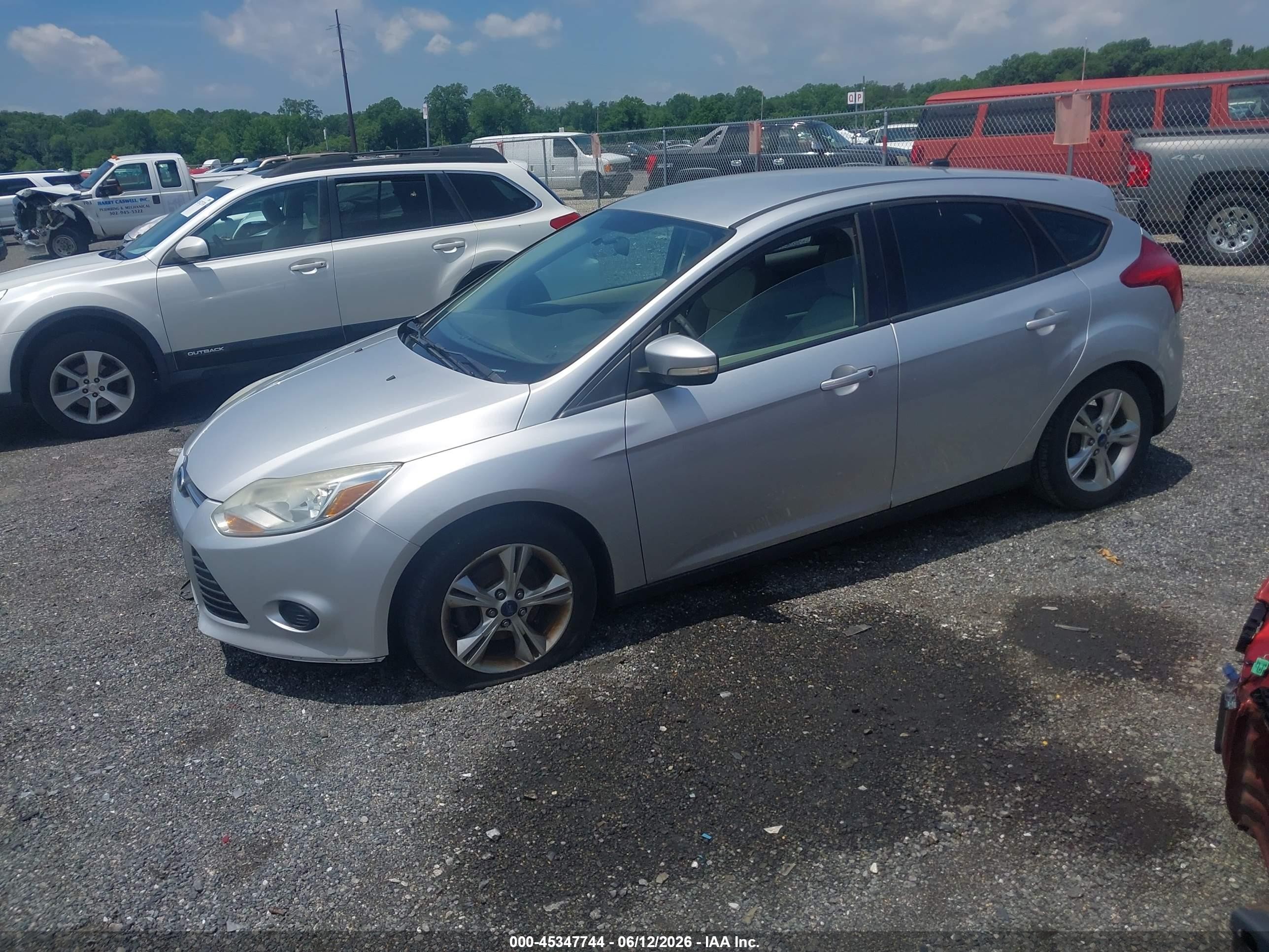 2013 Ford Focus Se Silver vin: 1FADP3K23DL174278