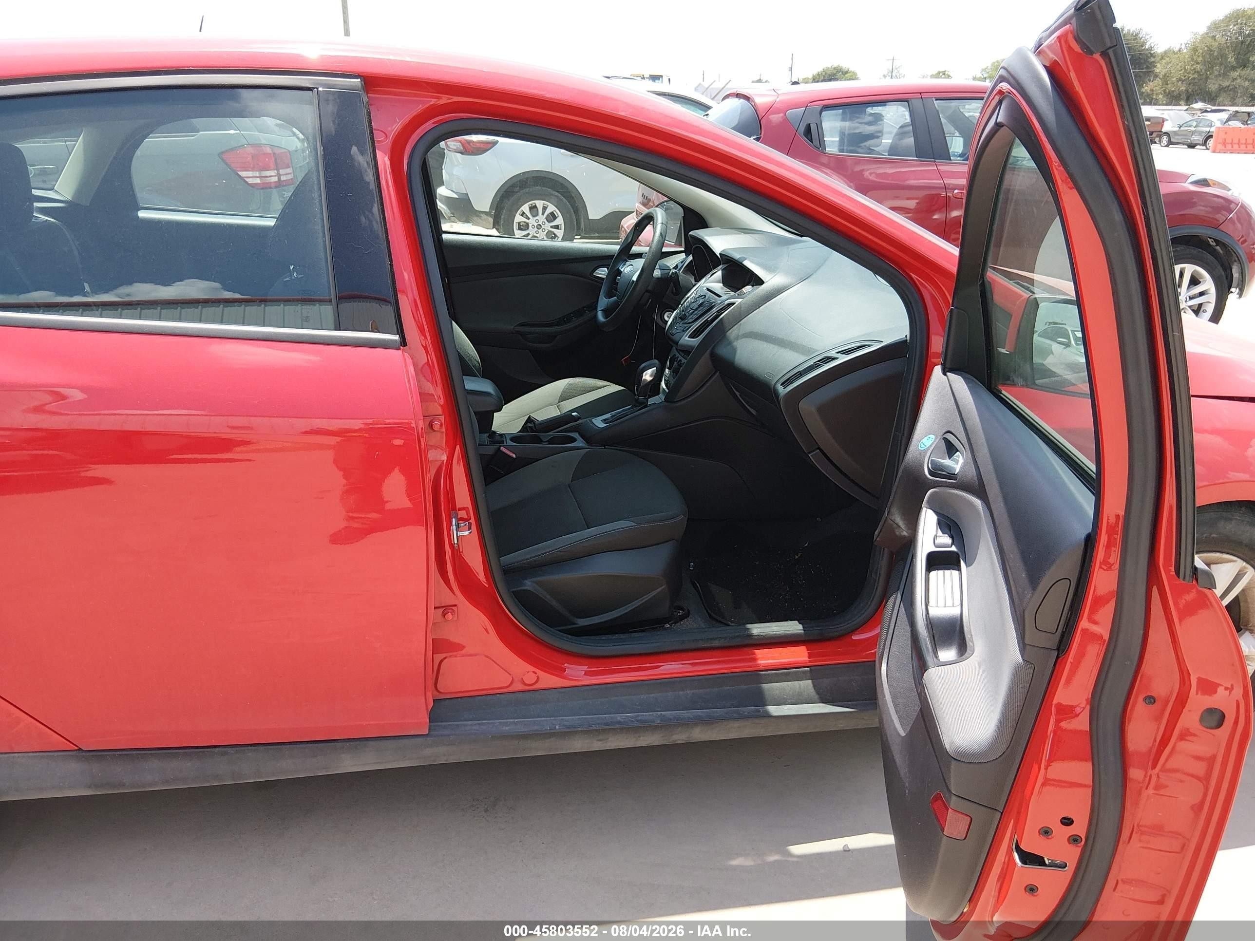 2013 Ford Focus Se Red vin: 1FADP3K23DL204346