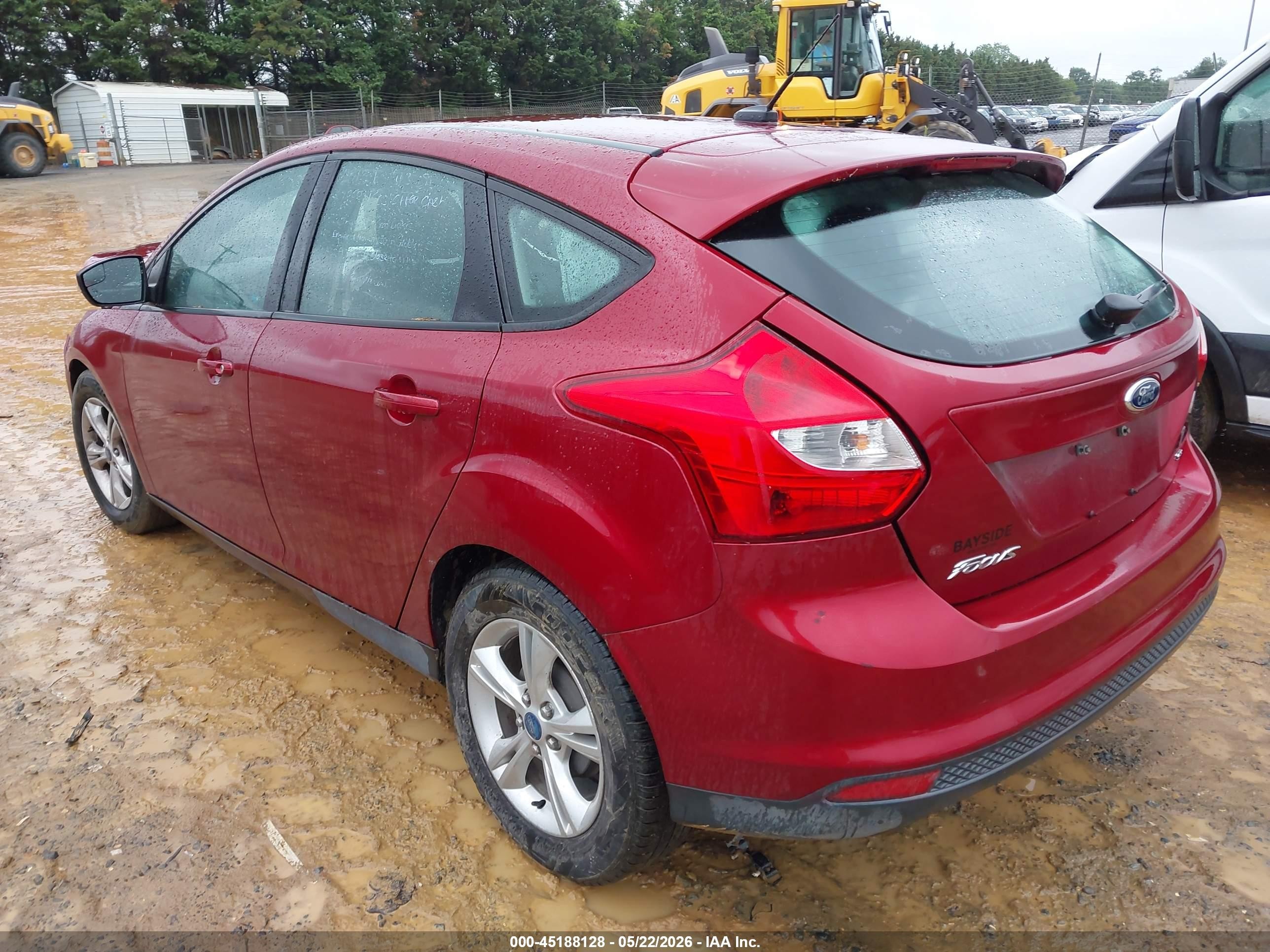 2013 Ford Focus Se Red vin: 1FADP3K23DL216335