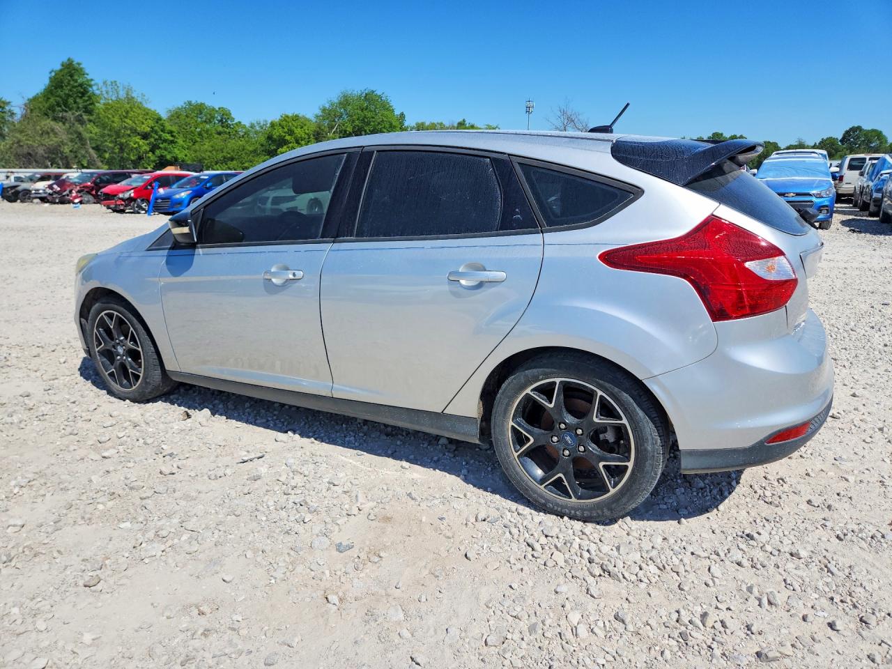 2013 Ford Focus Se Silver vin: 1FADP3K23DL217369