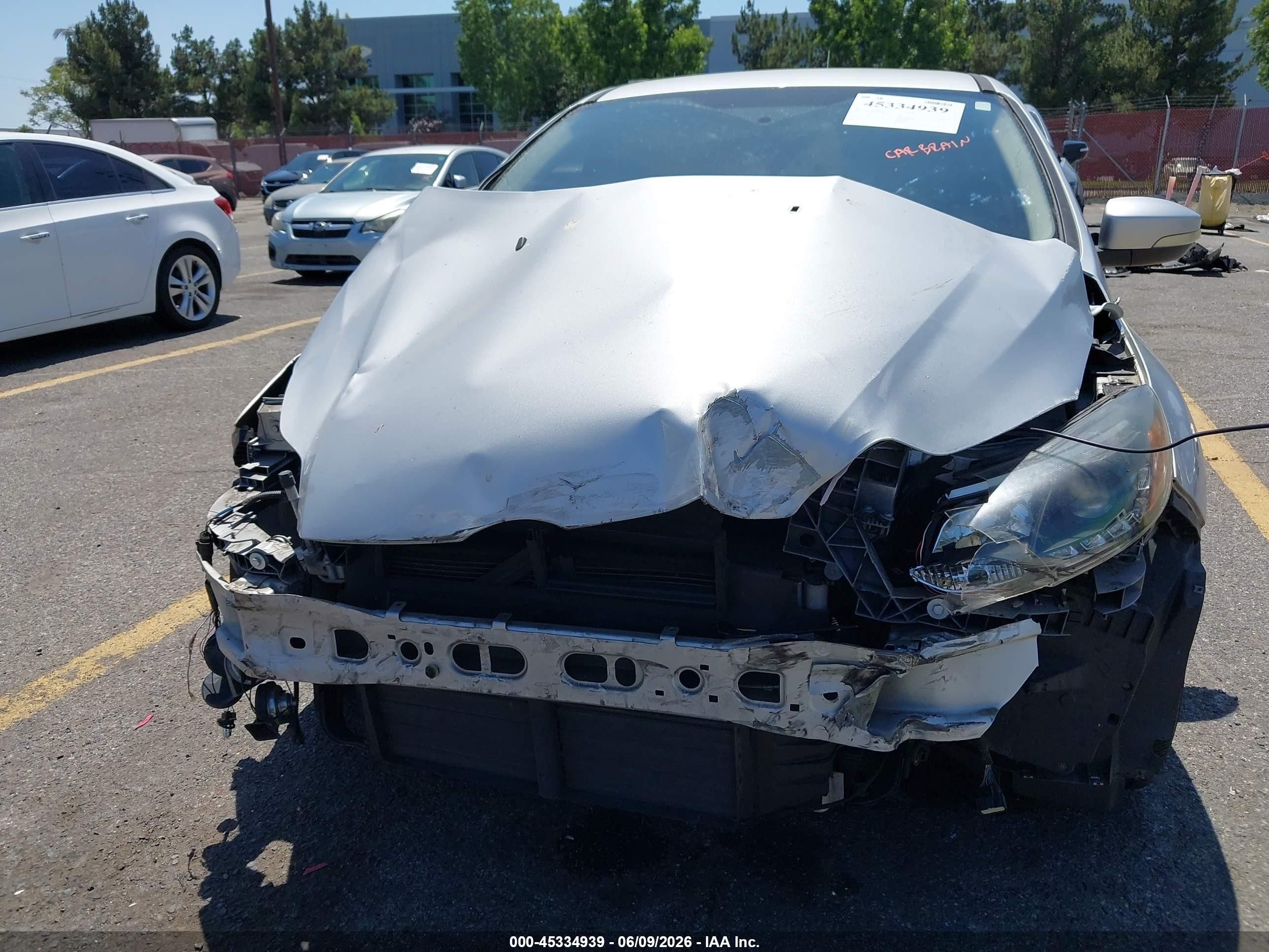 2013 Ford Focus Se Silver vin: 1FADP3K23DL227707