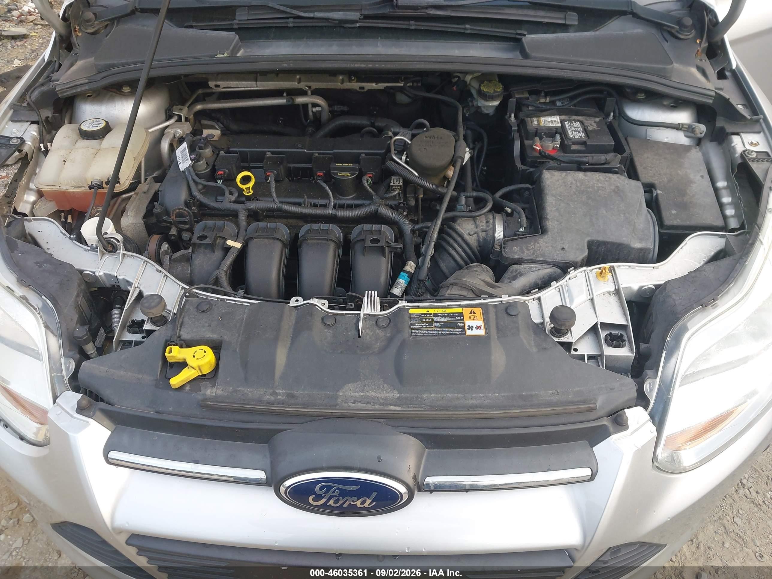 2013 Ford Focus Se Silver vin: 1FADP3K23DL240229