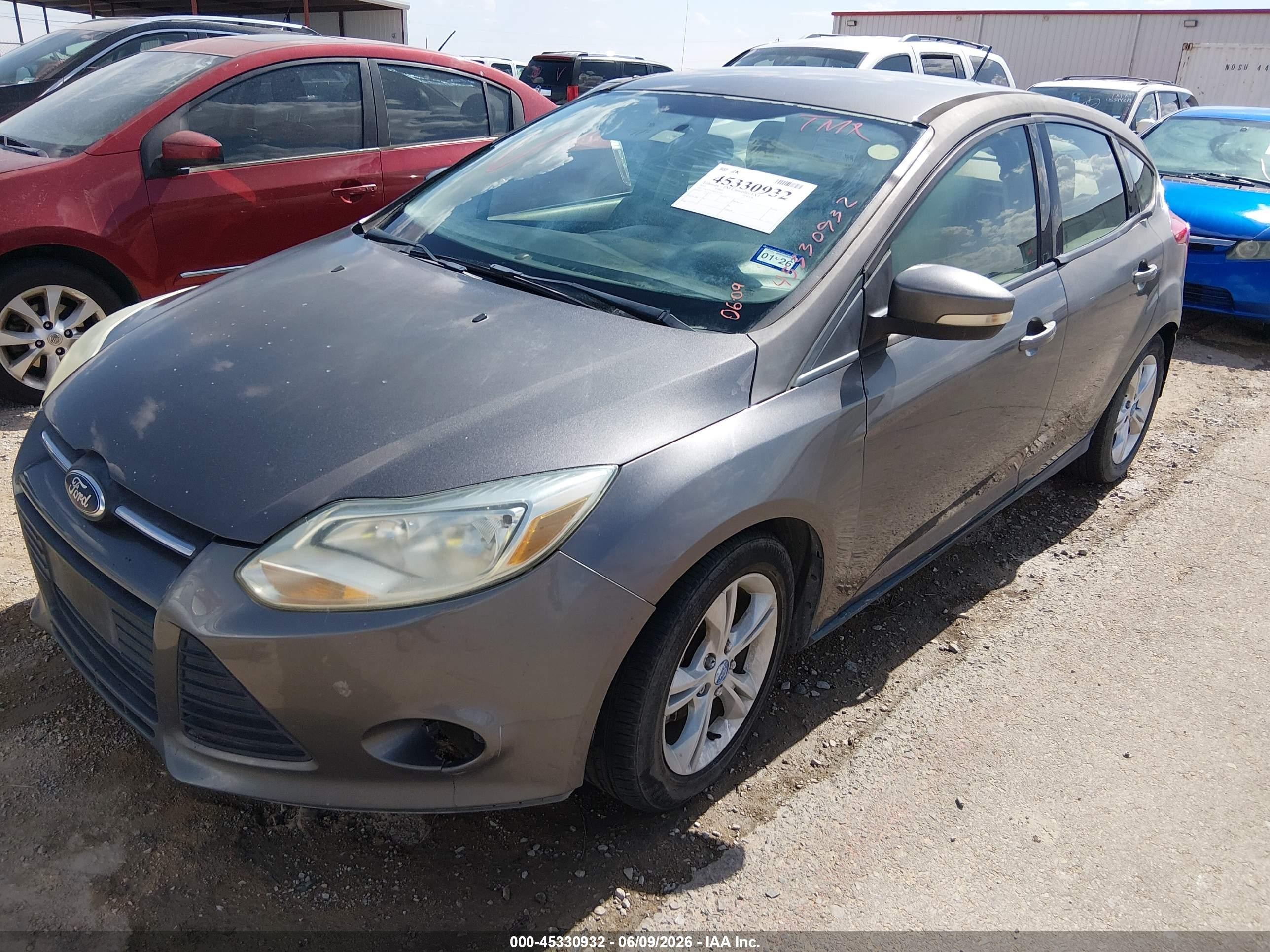 2013 Ford Focus Se Gray vin: 1FADP3K23DL247469