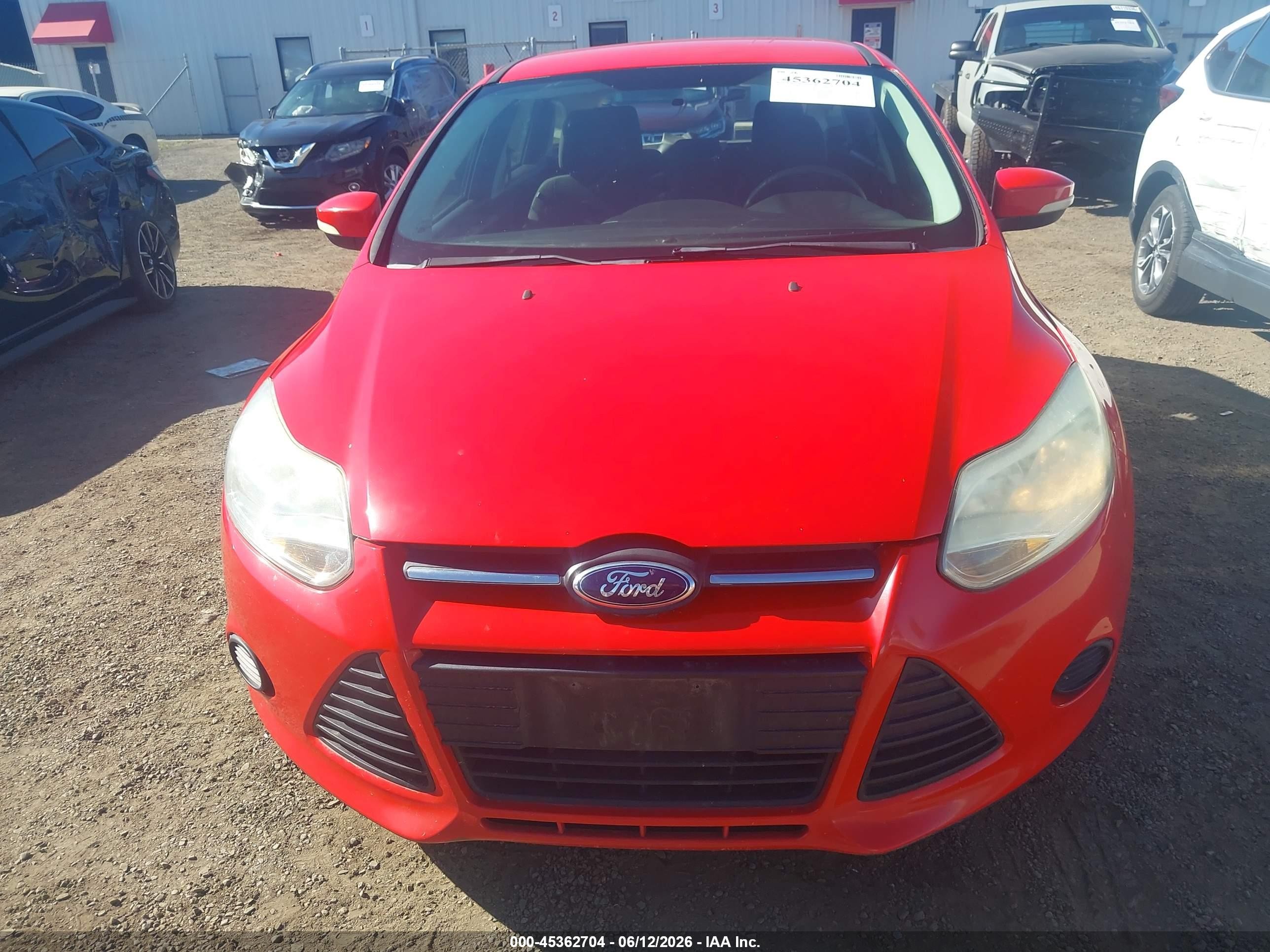 2013 Ford Focus Se Red vin: 1FADP3K23DL247732