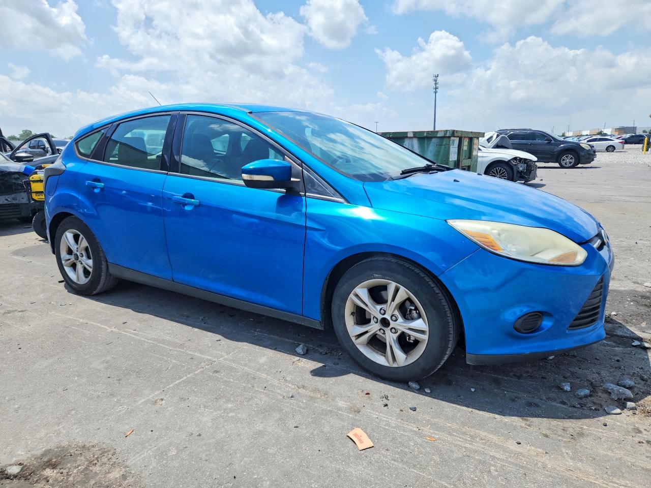 2013 Ford Focus Se Blue vin: 1FADP3K23DL260612