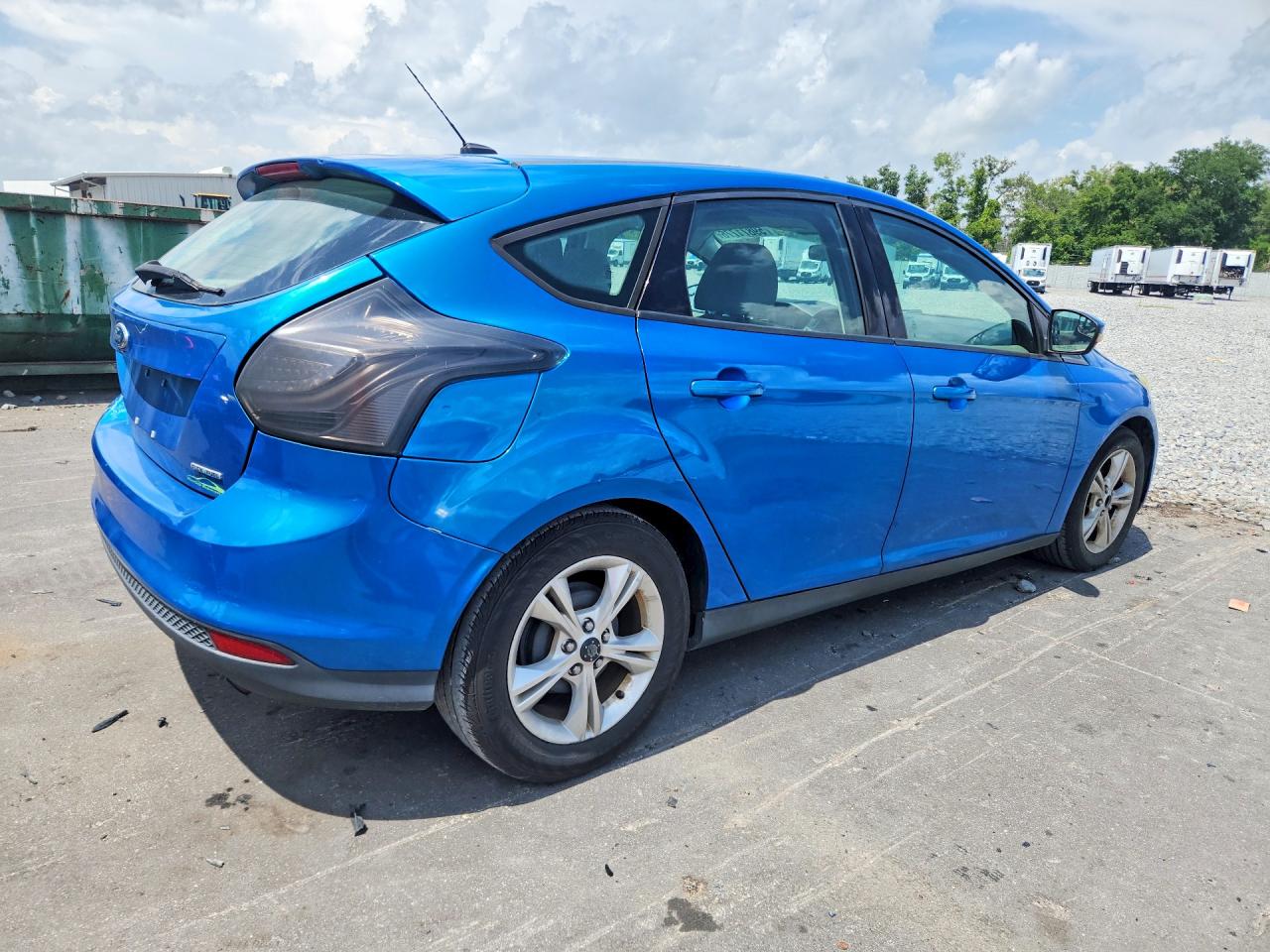 2013 Ford Focus Se Blue vin: 1FADP3K23DL260612
