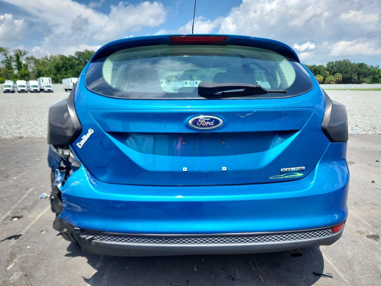 2013 Ford Focus Se Blue vin: 1FADP3K23DL260612