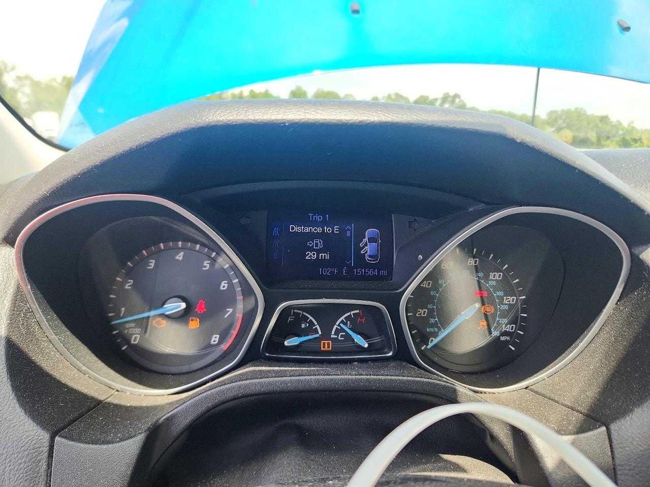 2013 Ford Focus Se Blue vin: 1FADP3K23DL260612