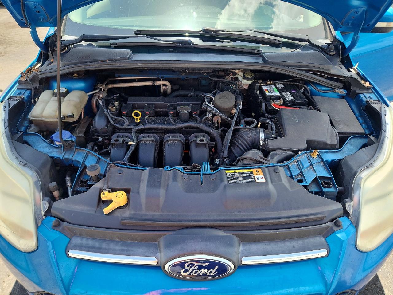 2013 Ford Focus Se Blue vin: 1FADP3K23DL260612