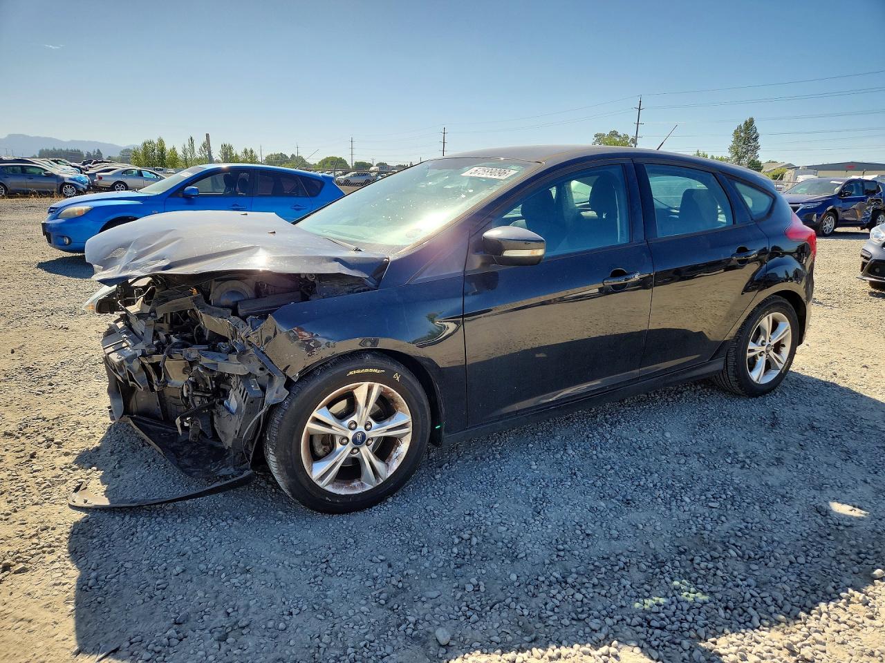 2013 Ford Focus Se Black vin: 1FADP3K23DL265051