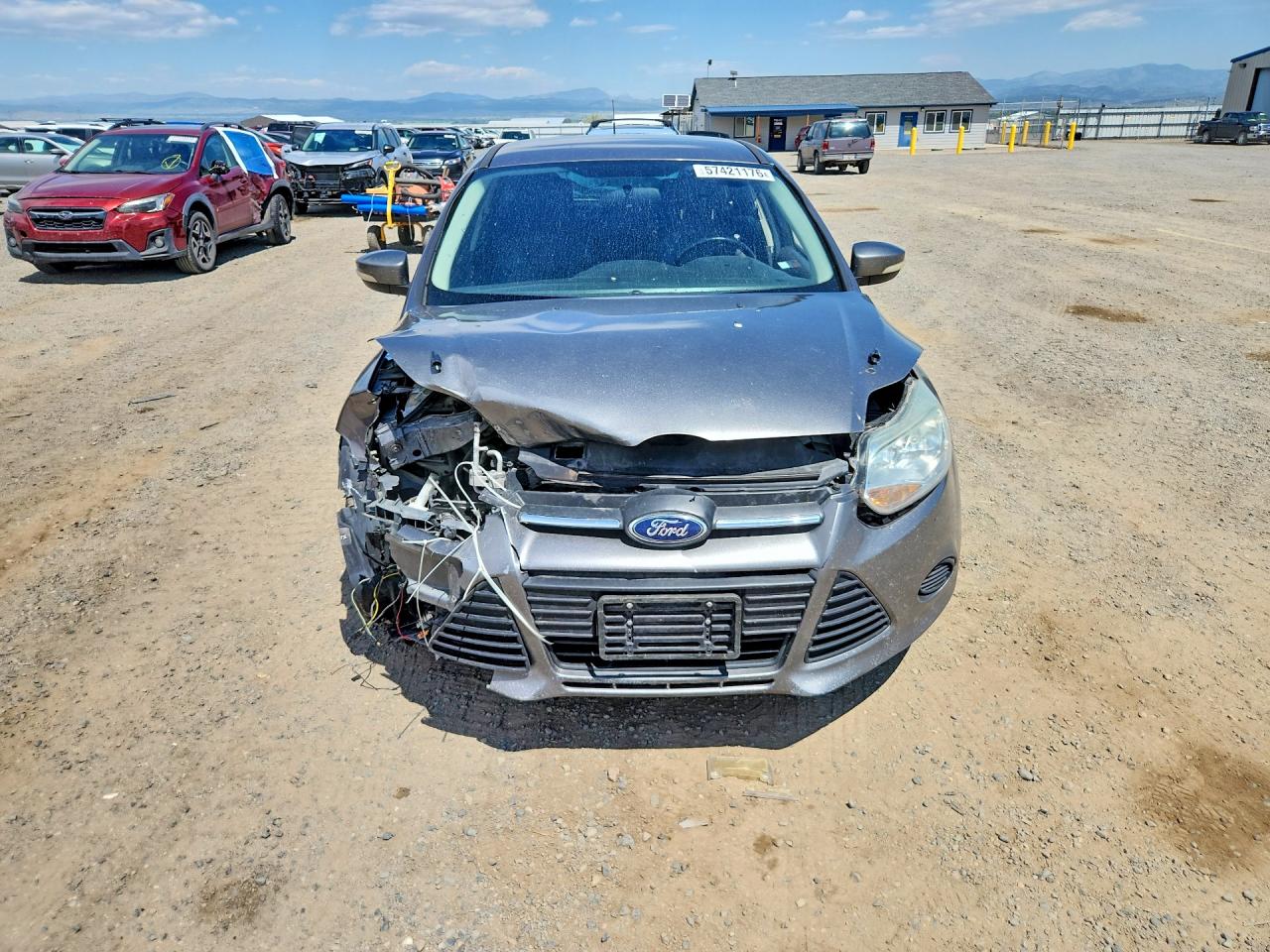2013 Ford Focus Se Charcoal vin: 1FADP3K23DL284618