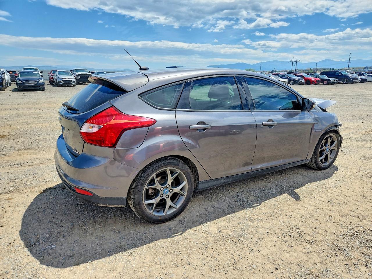 2013 Ford Focus Se Charcoal vin: 1FADP3K23DL284618