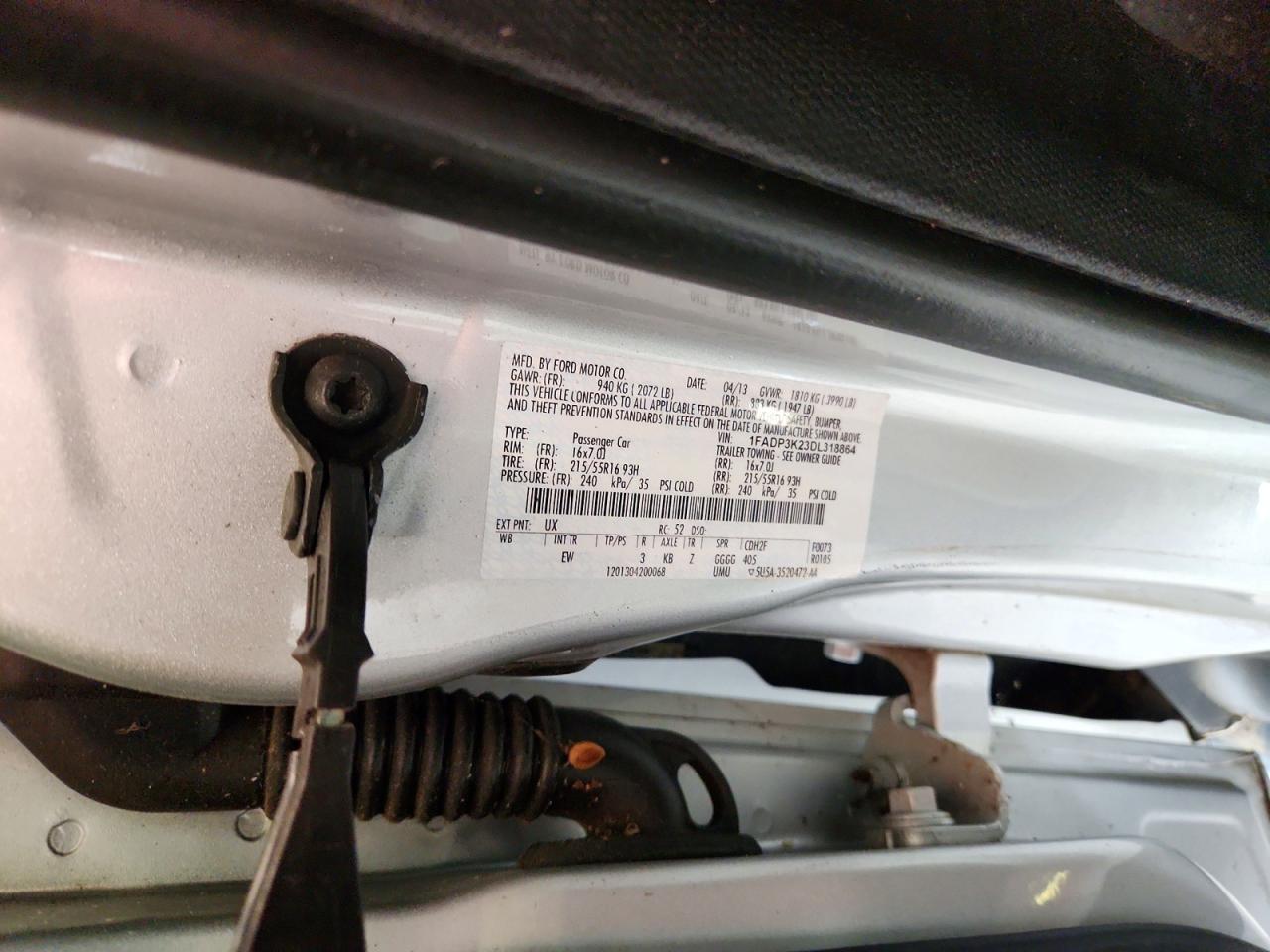 2013 Ford Focus Se Серебряный vin: 1FADP3K23DL318864