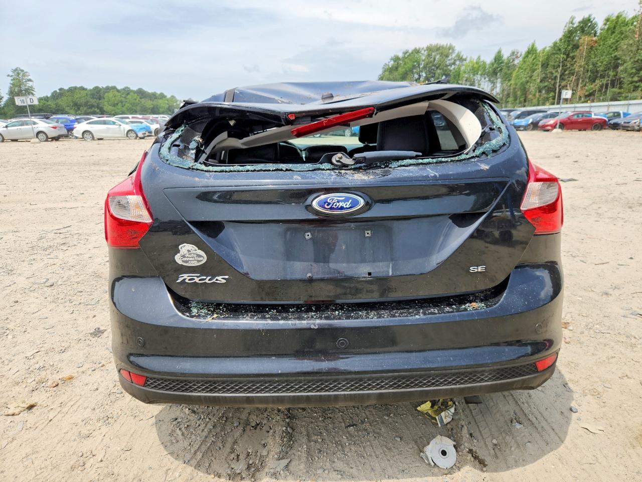 2013 Ford Focus Se Black vin: 1FADP3K23DL348527