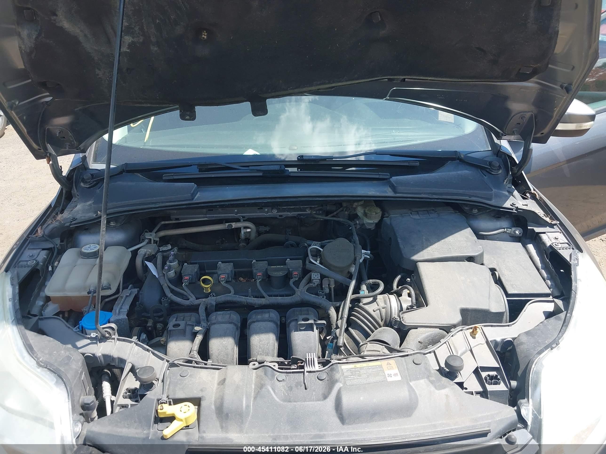 2013 Ford Focus Se Gray vin: 1FADP3K23DL352061