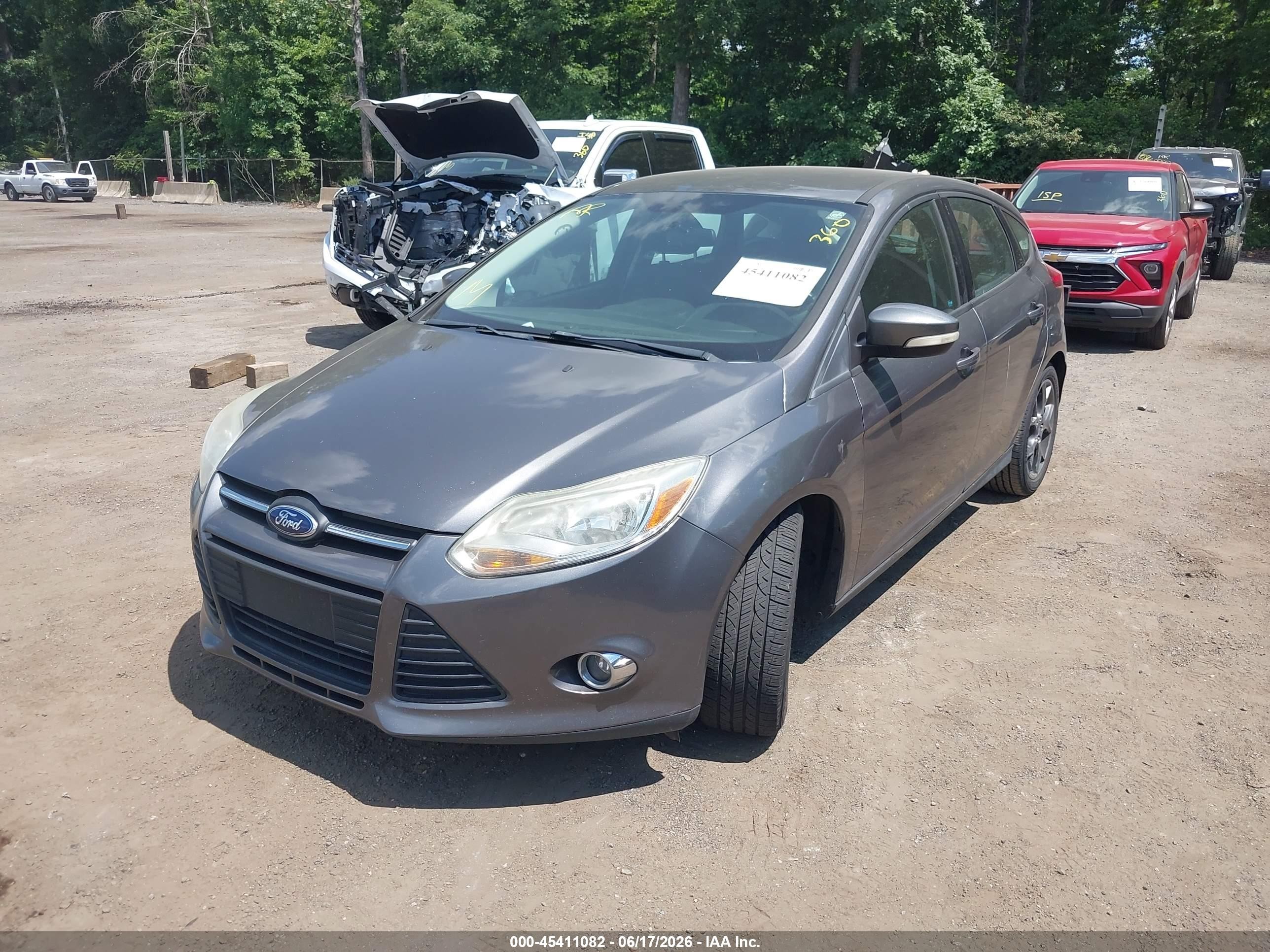 2013 Ford Focus Se Gray vin: 1FADP3K23DL352061