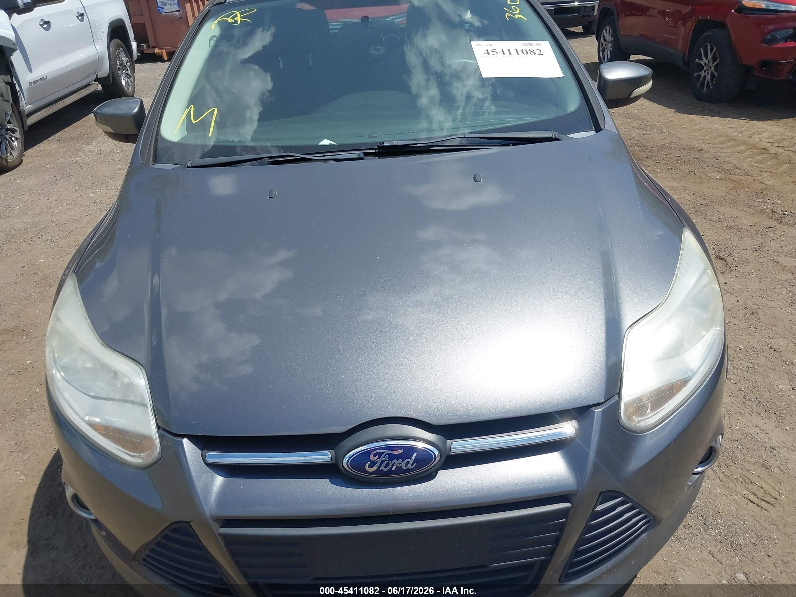 2013 Ford Focus Se Gray vin: 1FADP3K23DL352061