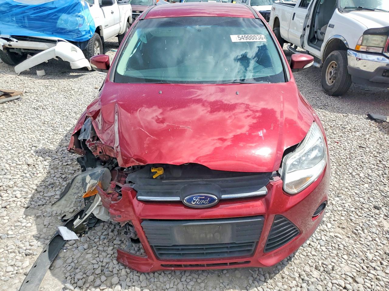 2013 Ford Focus Se Red vin: 1FADP3K23DL356014