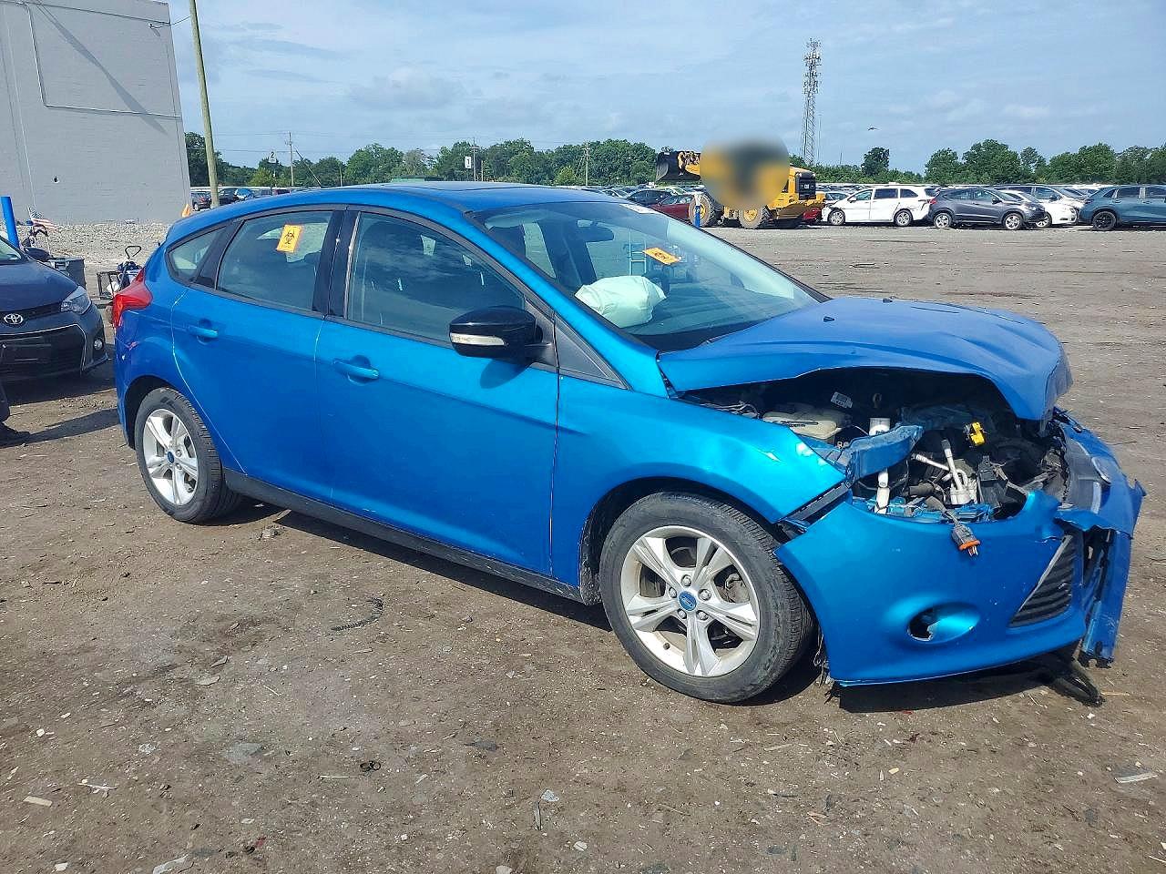 2013 Ford Focus Se Синий vin: 1FADP3K23DL371967