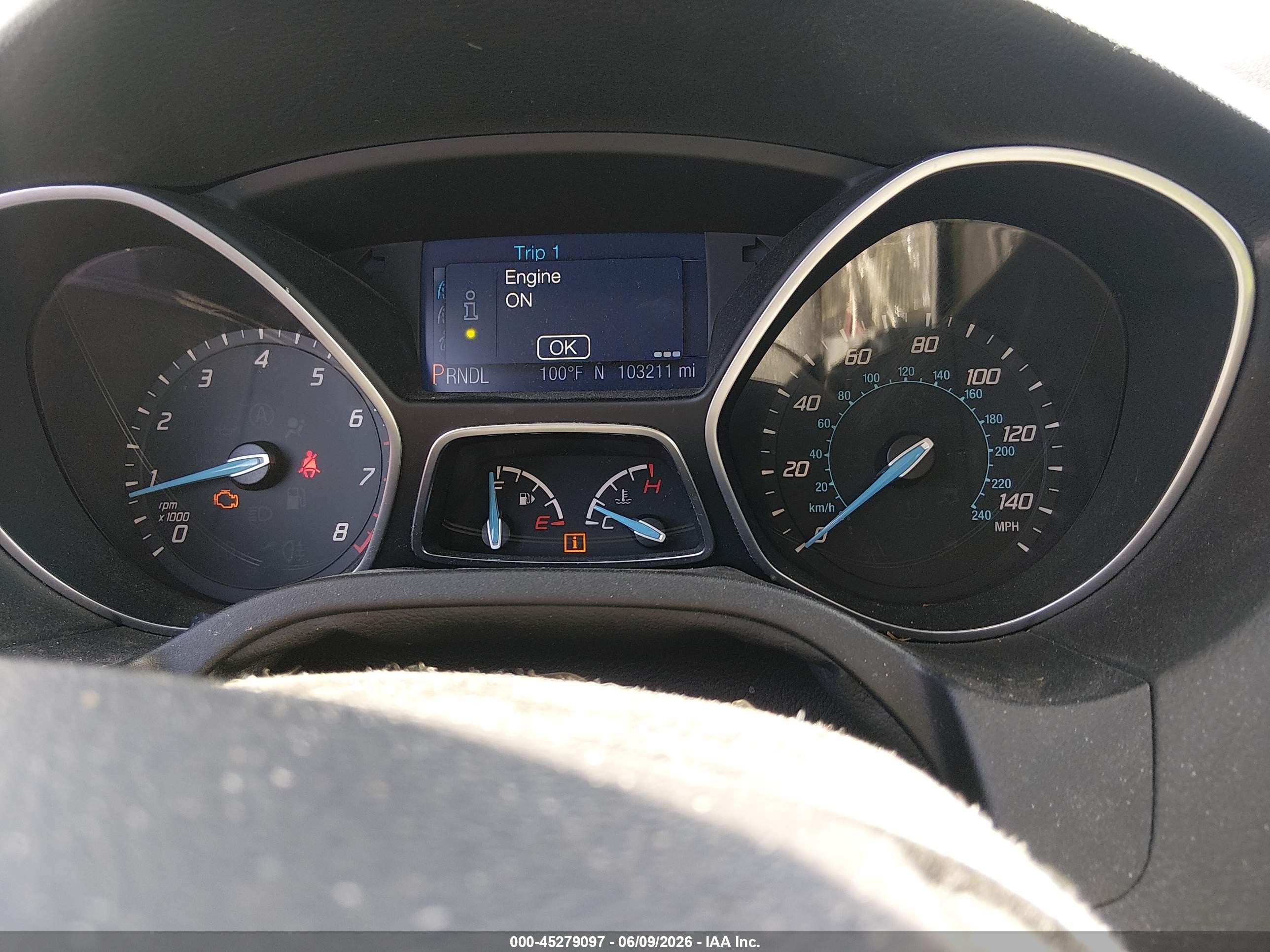2014 Ford Focus Se Gray vin: 1FADP3K23EL112347