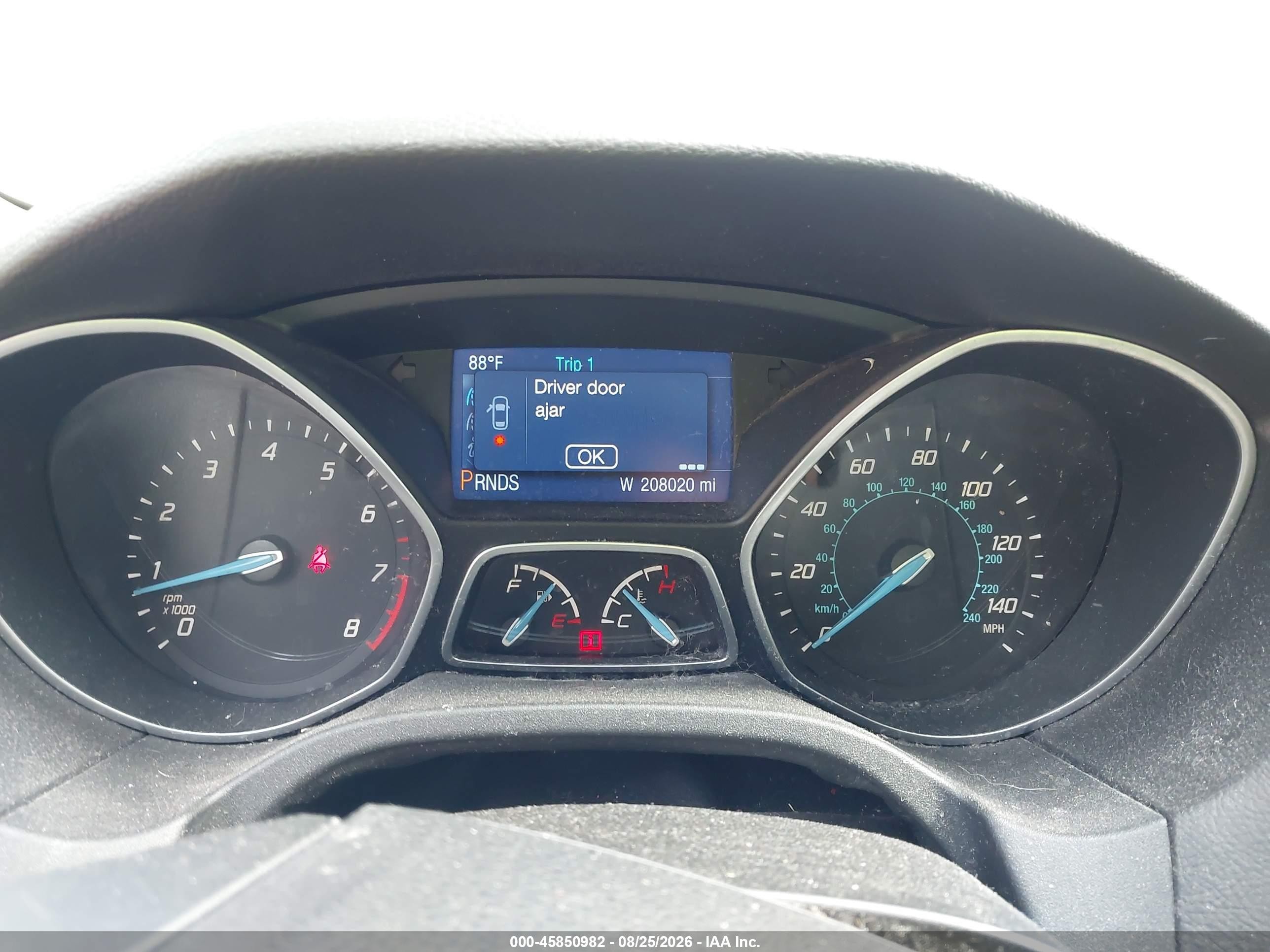 2014 Ford Focus Se Red vin: 1FADP3K23EL128726