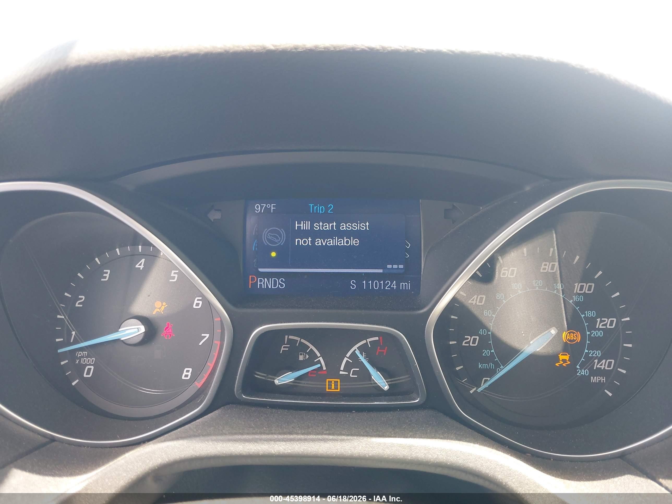 2014 Ford Focus Se Gray vin: 1FADP3K23EL129391