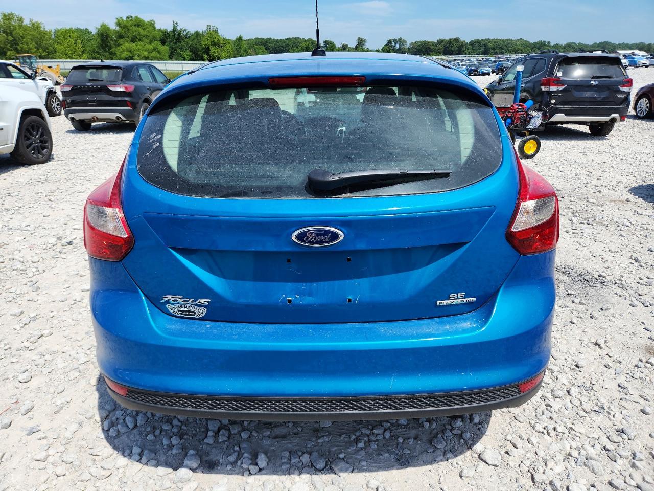 2014 Ford Focus Se Blue vin: 1FADP3K23EL129598
