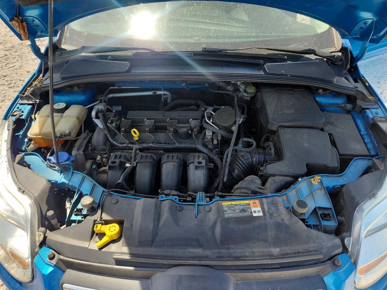 2014 Ford Focus Se Blue vin: 1FADP3K23EL129598