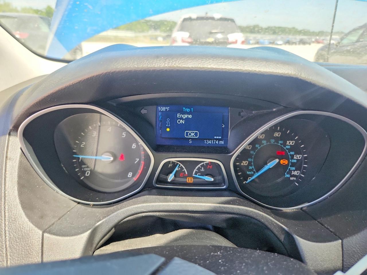 2014 Ford Focus Se Blue vin: 1FADP3K23EL129598