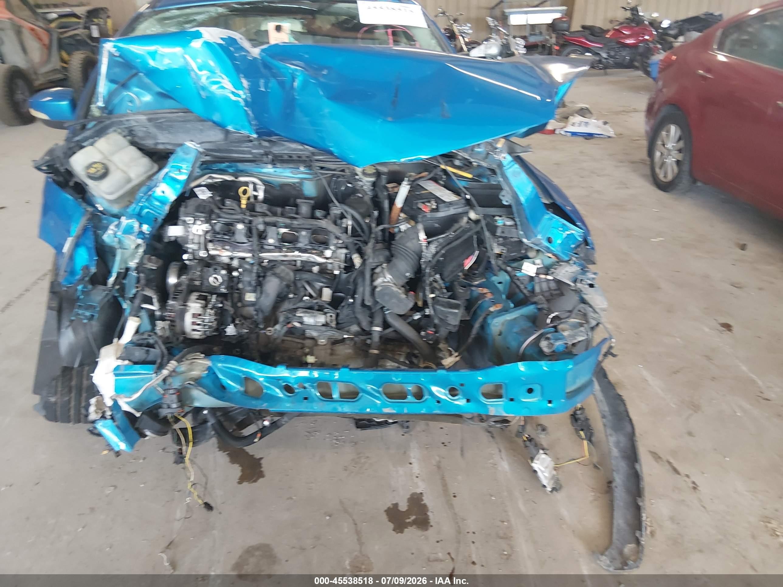 2014 Ford Focus Se Blue vin: 1FADP3K23EL134882