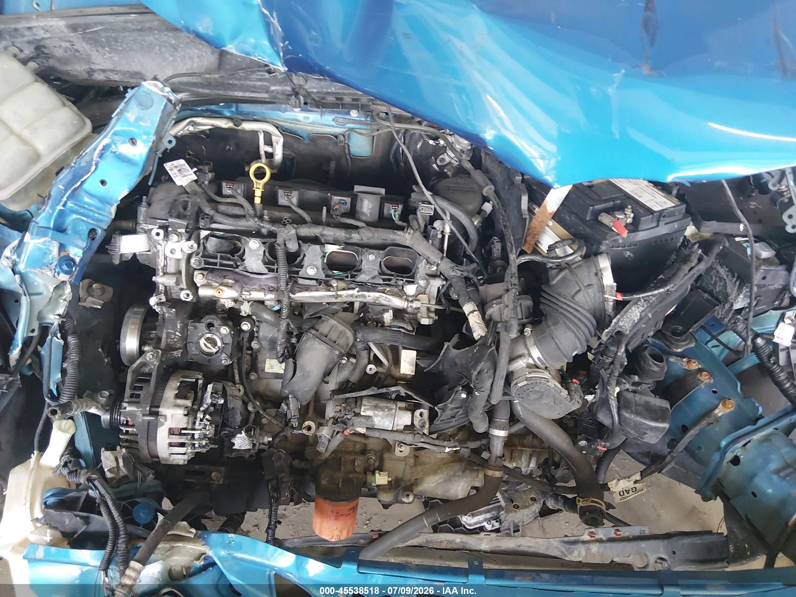 2014 Ford Focus Se Blue vin: 1FADP3K23EL134882