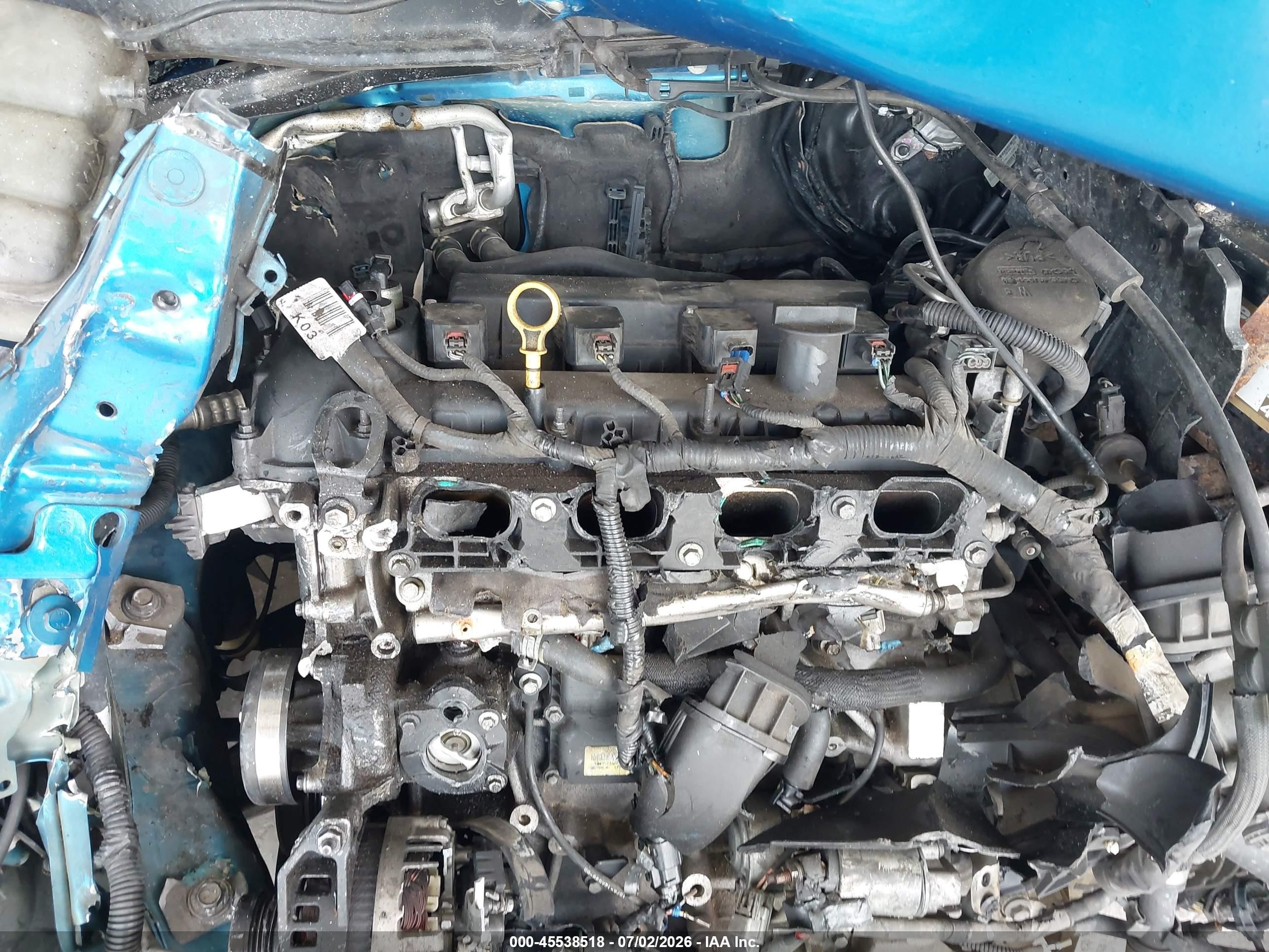 2014 Ford Focus Se Blue vin: 1FADP3K23EL134882