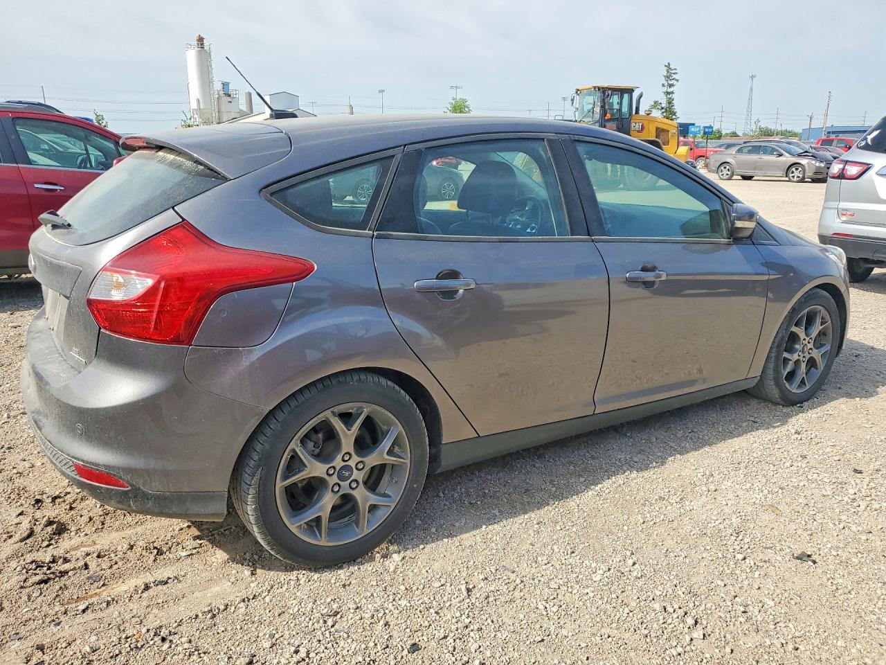 2014 Ford Focus Se Gray vin: 1FADP3K23EL147972