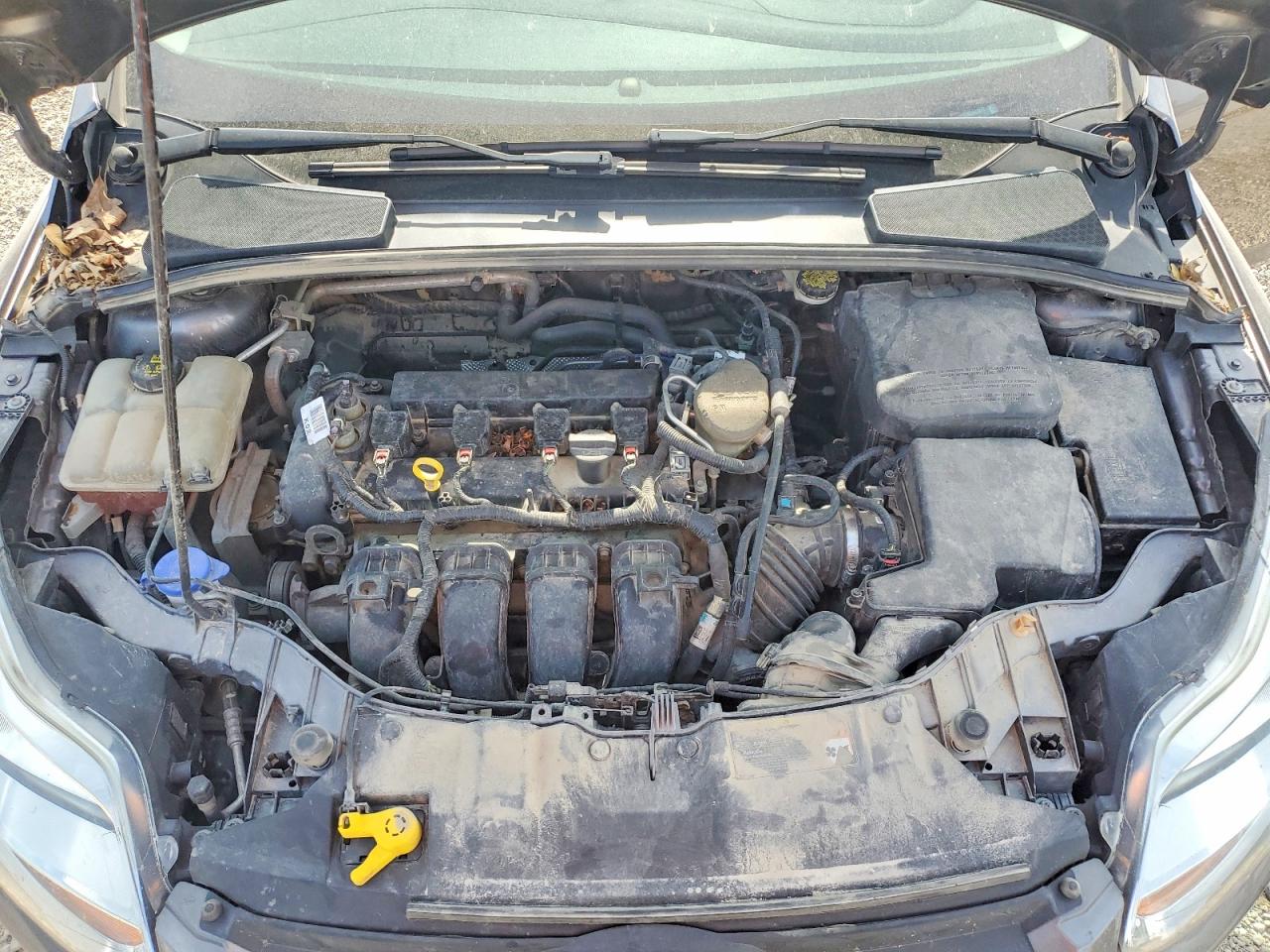 2014 Ford Focus Se Gray vin: 1FADP3K23EL147972