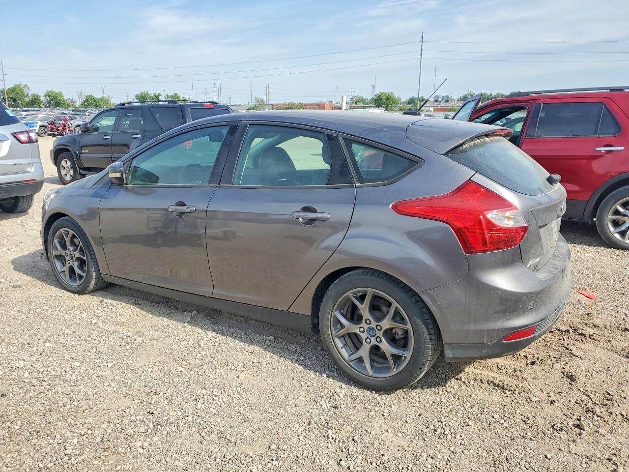 2014 Ford Focus Se Gray vin: 1FADP3K23EL147972