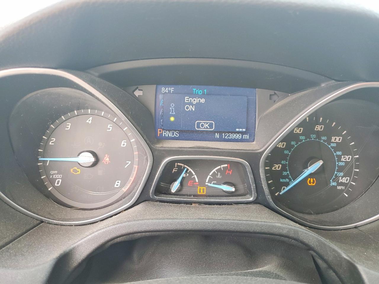 2014 Ford Focus Se Gray vin: 1FADP3K23EL147972
