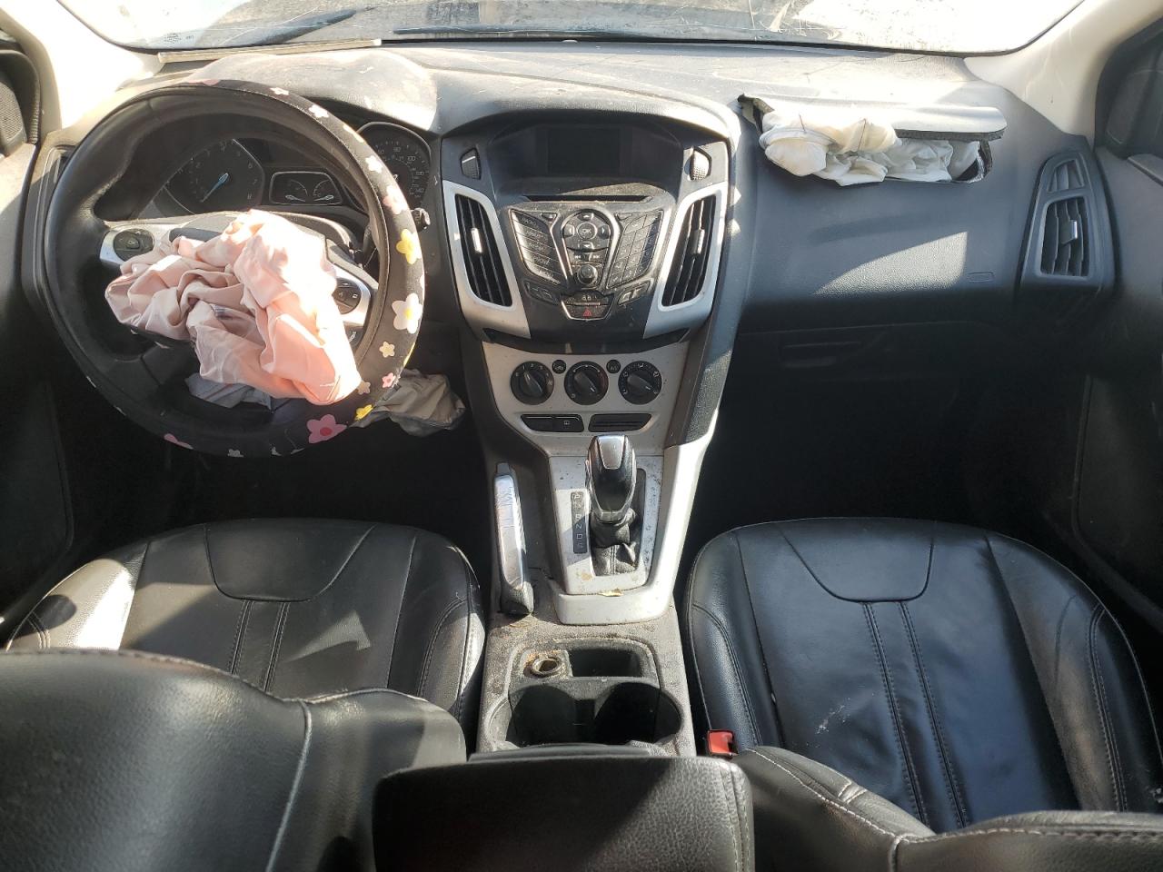 2014 Ford Focus Se White vin: 1FADP3K23EL150953